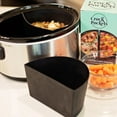 thumbnail image 4 of The Original Blue and Black 6-Quart Slow Cooker Liners 2 Pc. Dividers Set, Reusable Silicone Crock Pot Inserts, Non-Stick and Leak Resistant, BPA Free, Dishwasher Safe +FREE COOKBOOK, 4 of 9