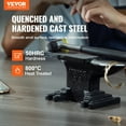 thumbnail image 2 of VEVOR Single Horn Anvil, 8.8Lbs Cast Steel Anvil, High Hardness Rugged Round Horn Anvil Blacksmith, Compact Design and Stable Base, Forge Tools and Equipment, Metalsmith Tool for Bending and Shaping, 2 of 9