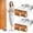 Orange, variant on Vertical Track Roller Wheel - Heavy Duty Anti-Sag Sliding Door Bottom Guide for Furniture Door Track and Sliding Pulley