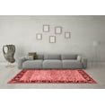 thumbnail image 3 of Ahgly Company Machine Washable Indoor Rectangle Oriental Red Modern Area Rugs, 4' x 6', 3 of 4