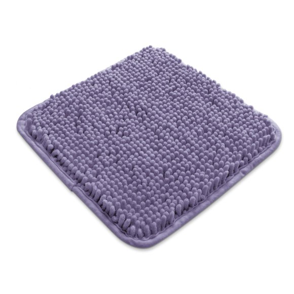 Alfombras de baño Yeaban, pequeñas, 30 x 30 cm, felpilla, color lavanda