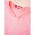 thumbnail image 5 of Linjinx Kids Football Kit Football Uniform Jerseys Soccer T-shirt and Mesh Shorts Set Sportswear Pink XXS, 5 of 7