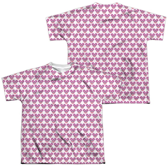 Sesame Street - Simple Abby Pattern (Front/Back Print) - Youth Short Sleeve Shirt - X-Large