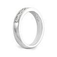 thumbnail image 6 of 950 White Platinum Wedding Diamond Round Ring Band, Size 6, 6 of 7