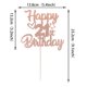 thumbnail image 2 of Decoración para tartas YCTHUNFISH con purpurina para cumpleaños número 21, oro rosa, 2 of 7