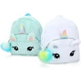 thumbnail image 5 of Plush Mini Unicorn Backpack, Cute Plush Unicorn Backpack for Girls School Bag Travel Bag Little Girl, 5 of 5