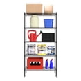 thumbnail image 2 of Might Indoor 5-Tier Metal Black NSF Certified Commercial Height Adjustable Shelf for Storage, 2 of 8