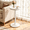 White, variant on ManyFun Round Side Table, Wood Drink Table for Small Spaces, Round End Table for Living Room, Bedroom, Sofa Couch, Corners (Modern,Black)