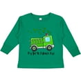 thumbnail image 3 of Inktastic My 1st St. Patrick's Day Green Fire Truck with Clovers Boys or Girls Long Sleeve Toddler T-Shirt, 3 of 5