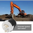 thumbnail image 2 of 9-pin ignition key switch with 2 keys 701/80184 50988 85804674 Compatible with JCB Compatible with NH ignition keys Banmo, 2 of 5