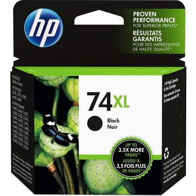 Ink Print Machine - HP 74XL High Yield Black Original Ink Cartridge
