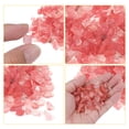 thumbnail image 4 of 400g/0.88lb 7-9mm Caídas Virutas Piedra, Natural Triturado Cristal Cuarzo Irregular Pulido Piedras Grava Decoración para Acuario Plantas Jarrón Relleno, Rosa Rojo, 4 of 6