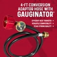 thumbnail image 5 of FIREDISC 4-ft. Black LP Conversion Adapter Hose with Gauginator, 5 of 7