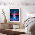 thumbnail image 6 of Diamond Art Kit for Adults, Neon Electric Guitar Winter Sunset Diamond Painting for Adults Beginners, 5D DIY Diamond Art Painting Kits, Colorful Diamond Painting Craft for Home Decor 12x16, 6 of 7