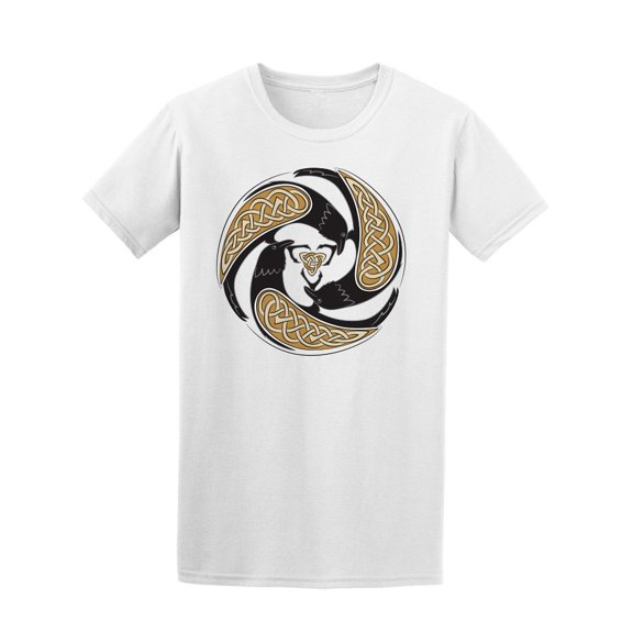 Celtic Ornament With Three Cows Tee Men's -Image by Shutterstock