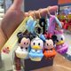 thumbnail image 2 of Kawaii Anime Cartoon Disney Keychain Mickey Mouse Minnie Figure Keychains Donald Duck Piglet Key Chain Model Kids Toys GiftChina Gong Bohan LED, 2 of 2