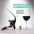 thumbnail image 3 of Bottle Opener - Wine Accessories - Wine Opener - Corkscrew Wine Opener Set - Wine Bottle Opener - Wine Corkscrew Opener - Lever Rebbitt Cork Opener - Wine Opener Leve, 3 of 6