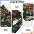 thumbnail image 6 of FORMRS Boys Pajama Pants with Pockets Size 9-10Y Kids Lounge Sleep Bottoms, Green Christmas Holly, 6 of 8