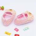 thumbnail image 2 of Baby Girls Mary Jane Flats with Bowknot Soft Sole Non-Slip Toddler Infant First Walker Princess Dress Shoes, 2 of 6
