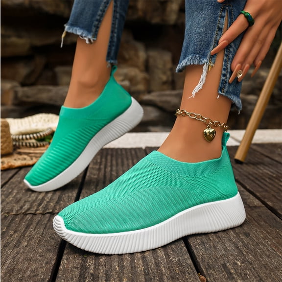 Willtoo Women's Walking Tennis Shoes Lightweight Athletic Casual Gym Slip on Sneakers