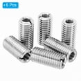 thumbnail image 3 of Uxcell 6Pcs M14x M8x30mm Male to Female Stainless Steel Thread Repair Insert, Silver Tone, 3 of 7