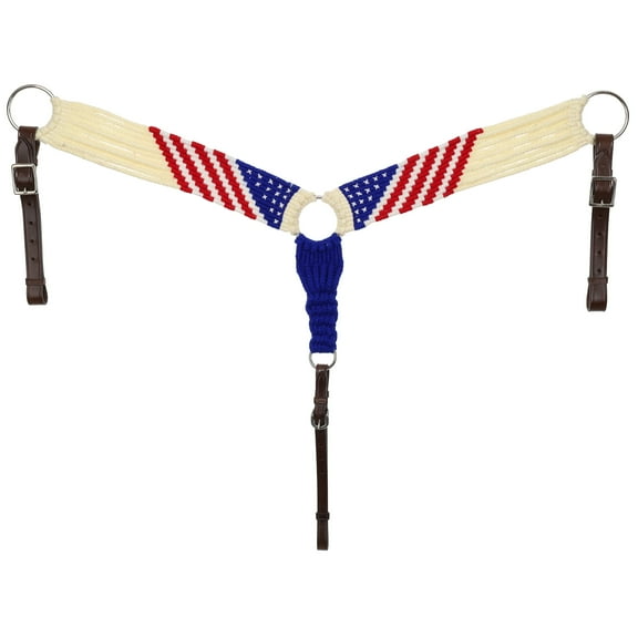 Showman Patriotic Mohair Breast Collar