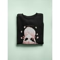 thumbnail image 3 of Anime Girl Smiling Sweatshirt Women -Image by Shutterstock, Female 5X-Large, 3 of 4