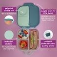thumbnail image 5 of b.box Mini Lunch Box, 3-Compartment Bento Box for Kids, Leakproof - Indigo Rose, 5 of 8