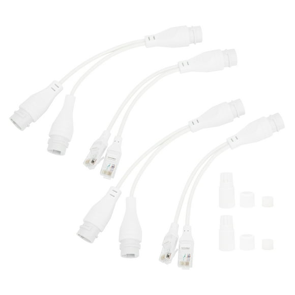 Durable POE Splitter, Waterproof POE Adapter Cable, For IP Cameras