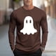 thumbnail image 1 of Amzcrzy - Sudadera Para Hombre, Estilo Casual, Con Estampado Deportivo, Manga Larga, Cuello Redondo, Color Café, 4Xl, 1 of 5