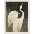 thumbnail image 2 of Hoytema, Theo van 15x18 Black Ornate Wood Framed with Double Matting Museum Art Print Titled - Two egrets, 2 of 4