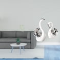 thumbnail image 2 of Elegante Mural De Pared Con Enredaderas Verdes Y Figuras De Cisnes, Ideal Para Sala De Estar, Baño, Dormitorio, Centro De Mesa O Decoración Para Inauguración De Casa., 2 of 8