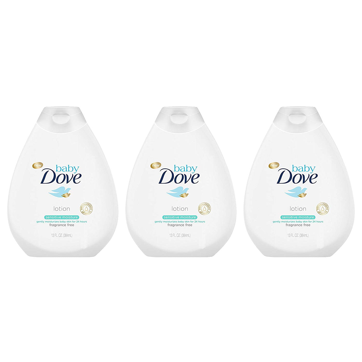 Baby Dove Fragrance Free Lotion, Sensitive Moisture 13 oz