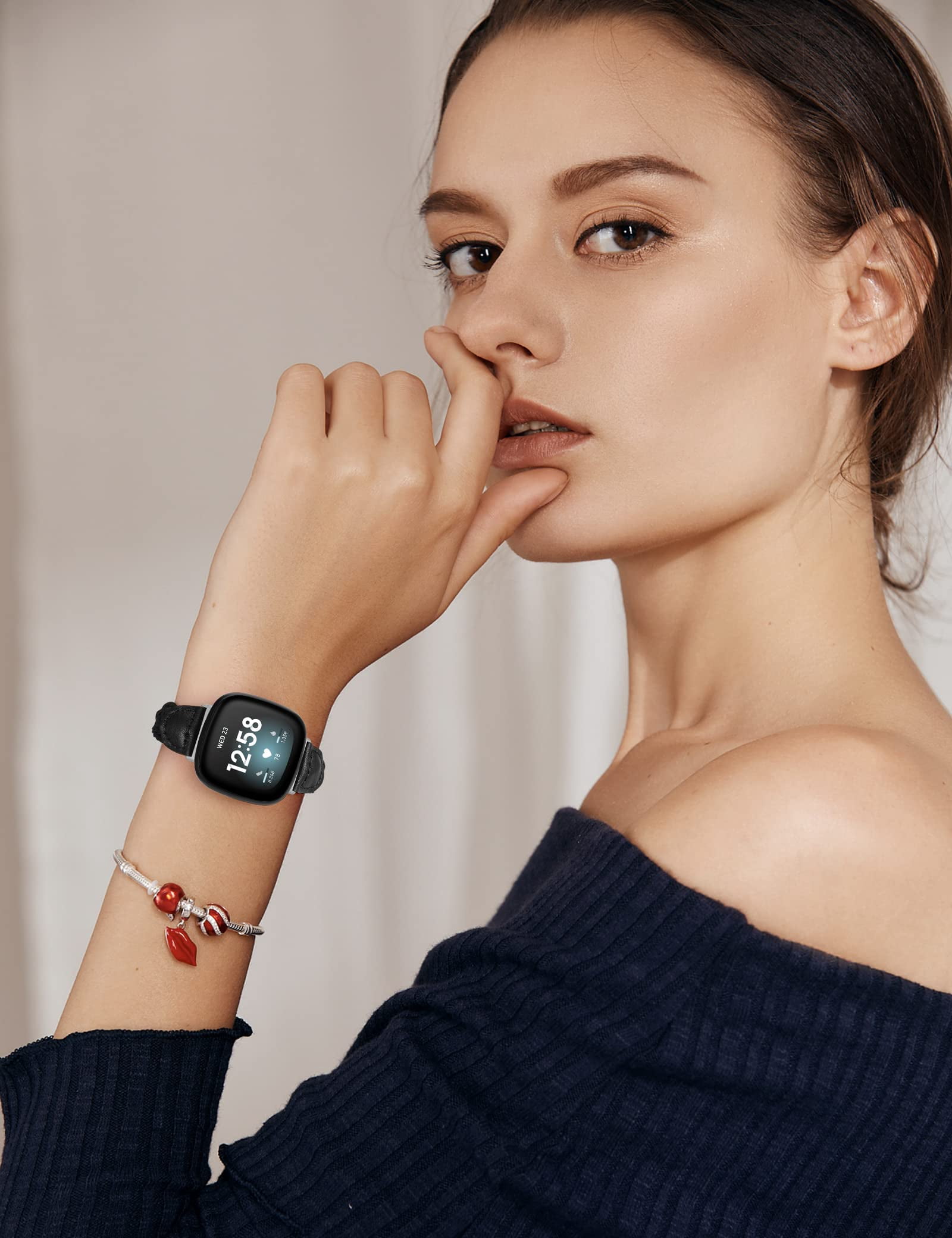 Sportarmbänder Für Fitbit Sense 2 / Versa 4 – 3 Stück, Weiches Silikon, Verstellbar, Einfach Zu Wechseln