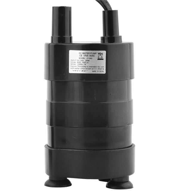 Brushless Water Pump, 24V -20 Degrees Celsius -90 Degrees Celsius Mini 12mm Outlet Submersible Pump, Low Noise For Computer Water Cooling System Solar Fountain