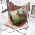 thumbnail image 1 of Huhuzaio Pillows Covers Easter Linen Pillow Cover Rabbit Pattern Pillow Cover Cushion Cases For Sofa Bed Living Room Outdoor Gifts For Easter Spring Home Decor, 1 of 3