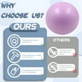 thumbnail image 4 of BESTSKY Exercise Ball,9.84in Yoga Ball For Pregnancy,Anti-Slip Exercise Balls,Purple, 4 of 7