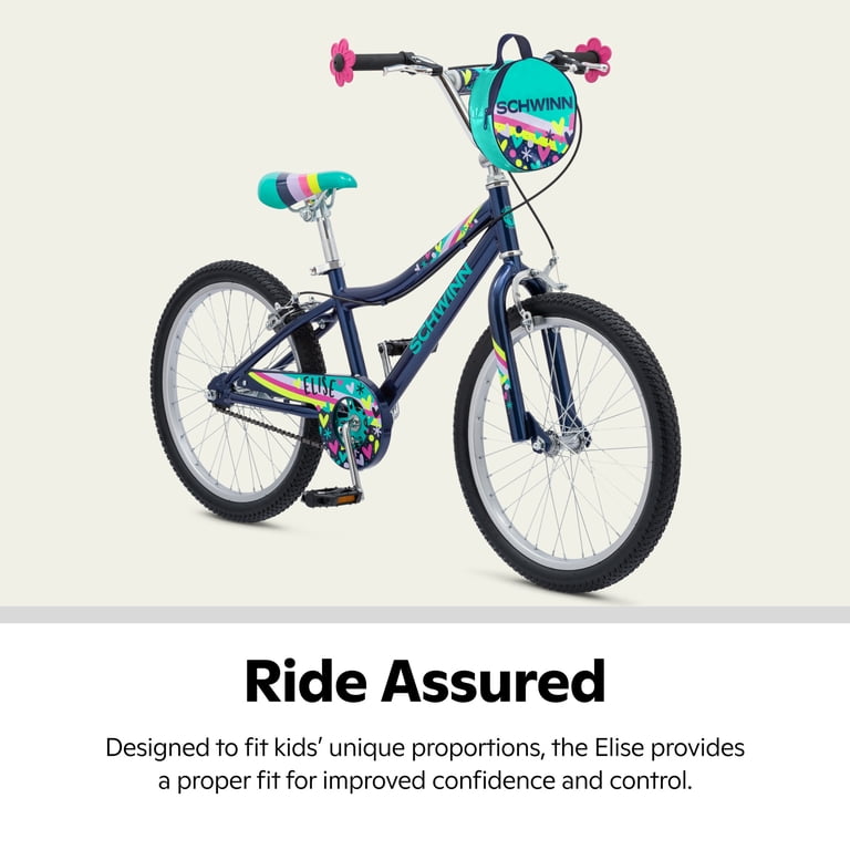 Schwinn Elise Kids Bike, 20 Inch Wheels, Ages 7-13, Navy - Walmart.com