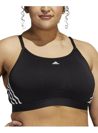  adidas Women's Training Techfit Bra, Black/3 Stripe Print, X- Large : Clothing, Shoes & Jewelry