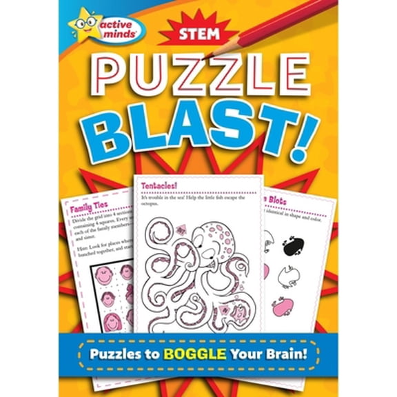 Pre-Owned Active Minds Stem Puzzle Blast (Paperback) 1642693820 9781642693829