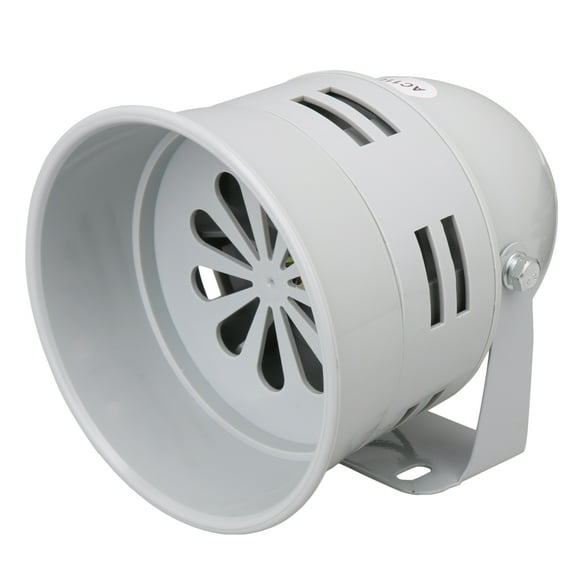 BQLZR AC110V MS-290 Plastic Mini Motor Siren Sound Alarm Industrial Accessory