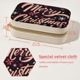 thumbnail image 5 of Christmas Velvet Portable Decorative Box with Removable Compartment - Jewelry Stand, Necklace Organizer, and Gift, 5 of 7