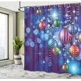 thumbnail image 5 of Ambesonne Christmas Shower Curtain, Happy New Year Party, 69"Wx75"L, Multicolor, 5 of 5