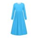thumbnail image 4 of Cowsor Girls Maxi Dress Long Sleeve Casual Holiday Dress with Pockets, 4 of 6