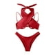 thumbnail image 5 of WILLBEST Trajes de Baño Mujer Bikini Con Tirantes de Color Liso Para Mujer, E y Cómodo, 5 of 5