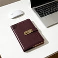 thumbnail image 5 of A5 Lock Diary with Vintage Password Lock, PU Leather Journal 240 Pages Notebook(,14.8*21cm / 5.83*8.27in), 5 of 6