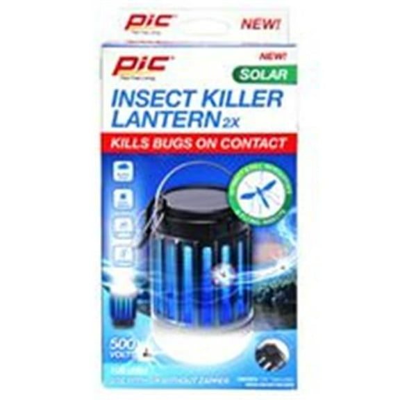 Pic  2 in 1 Solar Bug Zapper Lantern
