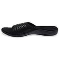 thumbnail image 3 of spenco men's thrust slide sandal, black, 9m medium us, 3 of 4