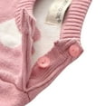thumbnail image 4 of Bébé Fille Valentine'S Jour Tenue Coeur Tricot Pull Robe Rouge 2-3 Ans, 4 of 5