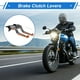 thumbnail image 2 of Palancas de freno y embrague cortas y largas para Yamaha YZF R1 99-01, palanca de freno ajustable de motocicleta, aleación de aluminio, mango de titanio con extremo naranja, 2 of 6